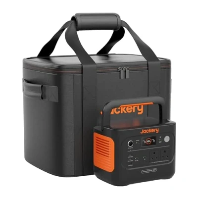 Image of Jackery Explorer 1000V2 Portable Power Station (2024) + Storage Bag, 1070Wh LiFePO4, 1500W AC &amp; 100W USB C, 1 Hour Fast Charge, Solar Generator for Camping Backup