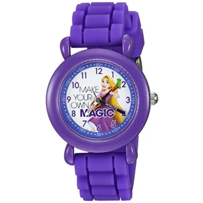 Image of Disney Girl&#039;s Analog Quartz Watch with Silicone Strap WDS000018