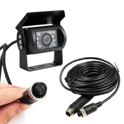 Image of Backup Camera Camecho IR Night Vision Waterproof Reversing + 10M 4 Pins Cable Kit for Car Bus Truck Caravan Camper 12V 24V Parking Assistance