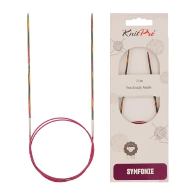 Image of KnitPro 40 cm x 2 mm Symfonie Fixed Circular Needles, Multi Color, Paars