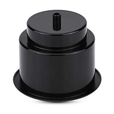Image of EBTOOLS Plastic Cup Holder, Marine RV Boat Yacht Universal Drink Bottle Can Holder With Insert Drain Hole (Black)