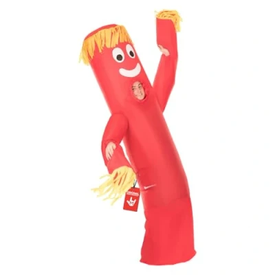 Image of Morph Giant Inflatable Red Wacky Waving Costume for Adults One Size