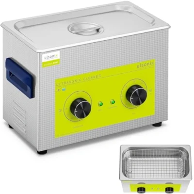Image of ulsonix Industrial Ultrasonic Cleaner Bath Cleaning Tank 4.5L 120W 40kHz PROCLEAN 4.5MS (Stainless Steel, 2 Transducers, 0 80C)
