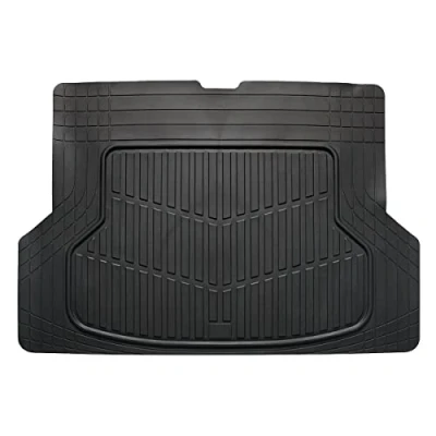 Image of Black Rubber Boot Mat Waterproof Non Slip Adjustable Car 134cm x 91cm