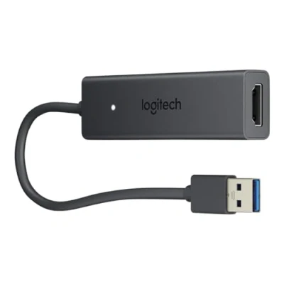 Image of Logitech 939 001553 Screen Share for Video Conferencing System, HD Video+Audio, HDMI, USB, Skype Business, Bluejeans, Fuze, Zoom, Teams, Starleaf, Vidyo, Laptop/PC/Mac Black (Renewed)