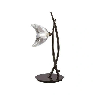 Image of Eclipse Tall Table Lamp 1 Light G9, Black Chrome