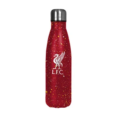 Image of FOCO Premier League Football Liverpool Fan Thermal Paint Splatter Insulated 500ml Bottle