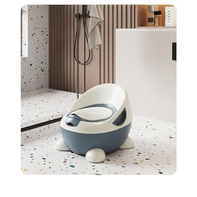 Image of DEZYN Baby Potty Toilet Training Seat Portable Chair Toddler Splash Guard Comfortable for Kids Child (Blue)