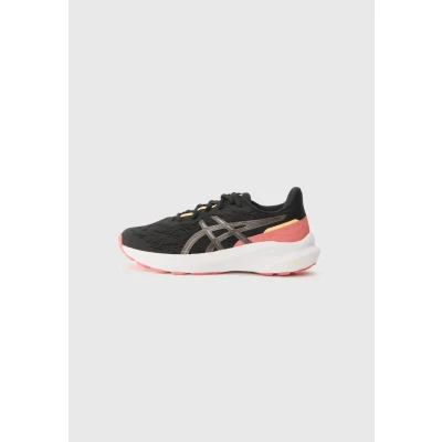 Image of Asics Road running shoes for kids, Size: 5, Black/rubble red