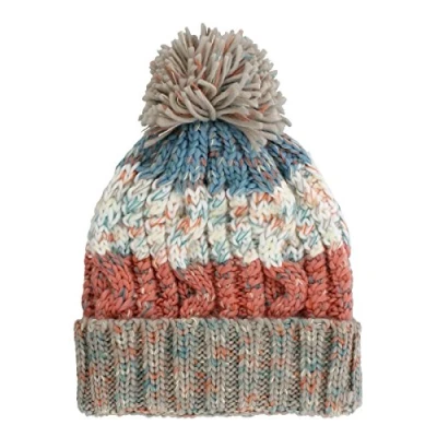 Image of Grindstore Women&#039;s Milkshake Mix Corkscrew Pom Beanie