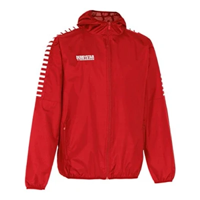 Image of Derbystar Hyper All Weather Jacket Kids Red White, 140