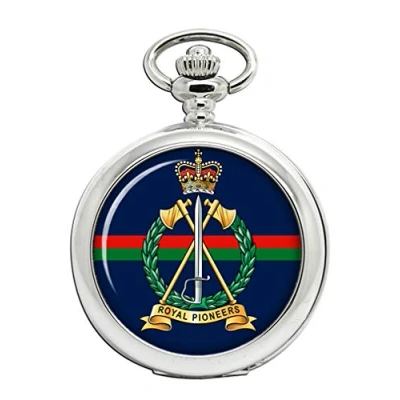 Image of Giftshop UK Royal Pioneer Corps, British Army Full Hunter Pocket Watch