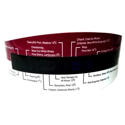 Image of PMS Adjustable Strap Wine Bottle Thermometer