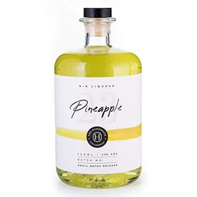 Image of Pineapple Handmade Gin Liqueur 70cl Refreshing &amp; Tropical Premium Craft 20% ABV