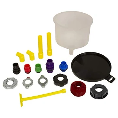 Image of Lisle 24780 Spill Free Funnel with Standard/GM/VW/Ford Adapters, Factory