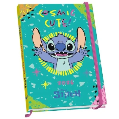 Image of 2026 DIARY DISNEY STITCH WEEK TO VIEW HARDBACK A5 OFFICIAL PRODUCT