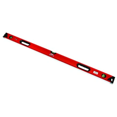 Image of Hilka Tools 63505048 48&quot; (1219mm) Spirit Level, Red &amp; Black