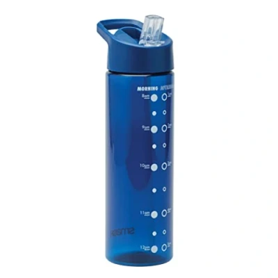 Image of Smash Water Bottle with Timings 700ml Navy