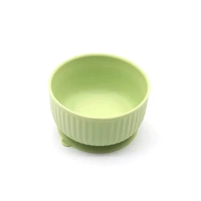 Image of Silicone non slip small pet watering bowl, cat food dog feeding kitten bowl (Salad)