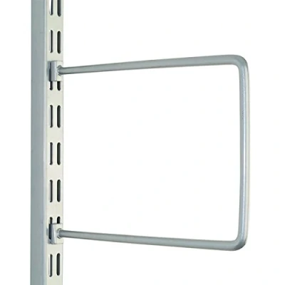 Image of Matt Silver Flexi Book Ends 150mm x 120mm Per Pair Watson Twin Slot