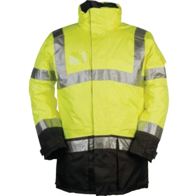 Image of Sioen Hi vis Lightflash Large Yellow &amp; Navy Jacket