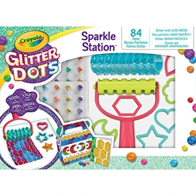 Image of Crayola Glitter Dots Sparkle Station