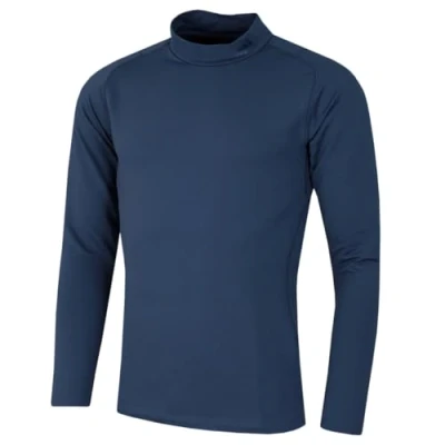 Image of adidas Golf Mens Cold.RDY Print Baselayer Crew Navy S