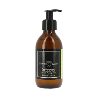Image of Edwin Jagger Conditioning Beard &amp; Moustache Wash (Lime Pomegranate)