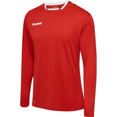 Image of hummel Men&#039;s Authentic Poly Jersey L/S True Red
