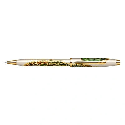 Image of CROSS Wanderlust Borneo Ballpoint Pen with 23ct Gold Plated Appoinments incl. Premium Gift Box Refillable Medium Ballpen