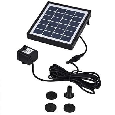 Image of TOPINCN Solar Water Pump Kit 1.5W Miniature Brush Less Aquarium Fountain Pond Submersible