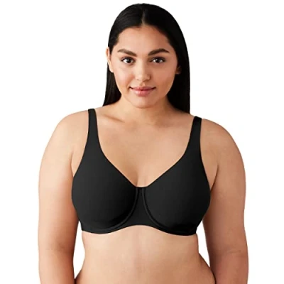 Image of Wacoal Women&#039;s Pendulous Shape Revelation Full Figure Underwire Bra, Black, 38F