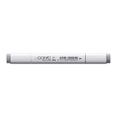 Image of Copic Classic Coloured Marker Pen (C 4) Cool Gray No.4, For Art &amp; Crafts, Colouring, Graphics, Highlighter, Design, Anime, Professional Beginners, Supplies Colouring Books