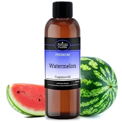 Image of Watermelon Fragrance Oils 100ml, Scented for Burners, Aromatherapy, Essential Diffuser Premium, Perfect Diffuser, Slime, Cosmetics, Wax Melts and Relaxation