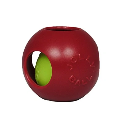 Image of Teaser Ball Size: 6.5&quot; H x 6&quot; W 6.25&quot; D, Color: Red