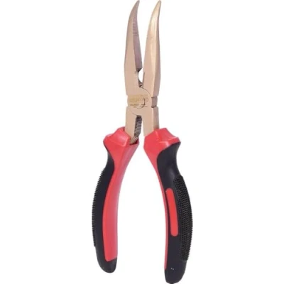 Image of KS Tools BERYLLIUMplus Telephone Pliers Spark Free Angled Length 180 mm
