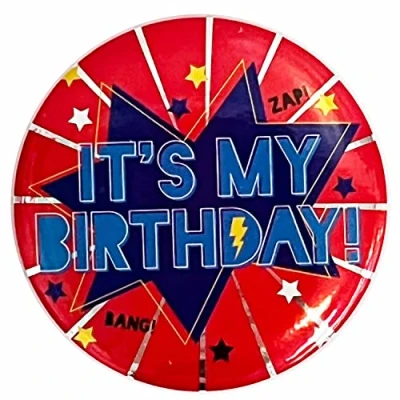 Image of amscan 9913556 ITS MY BIRTHDAY HERO RED