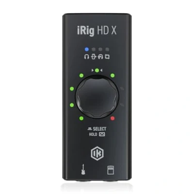 Image of iRig HD X guitar audio interface for iPhone, iPad, Mac, iOS and PC with USB C, Lightning cables 24 bit, 96 kHz music recording