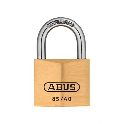 Image of Abus 85/40mm Brass Padlock Keyed Alike 709 ABUKA02456