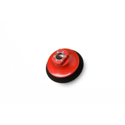 Image of Flexipads Polished 75 mm Plate Red Soft with Velcro