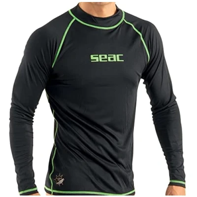 Image of SEAC Women&#039;s T Sun Long Rash Guard Shirt for Swimming, Surfing, Diving, UV Protection