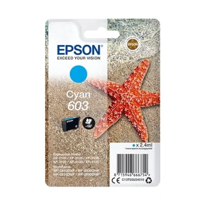 Image of Epson C13T03U24010 ink cartridge 1 pc(s) Original Standard Yield Cyan