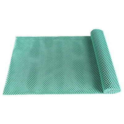 Image of ASAB 1 x Anti Slip Rug Underlay 150 30cm Non Matting Grippers for Laminate Floors PVC Heat Resistance Home Office Carpet Rugs on Hard Drawers Shelf Liners (Green)