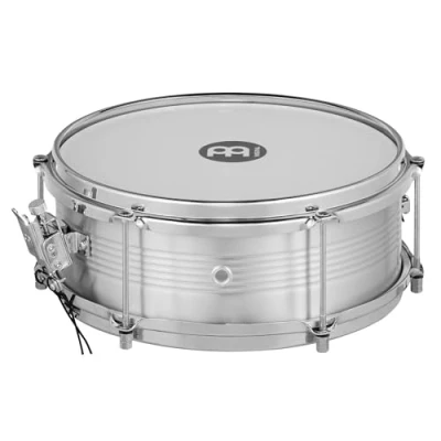 Image of Meinl Percussion Aluminum Series Caixa Medium Large Instrument with Snare Diameter 12 Inches Aluminum, Silver (CA12)