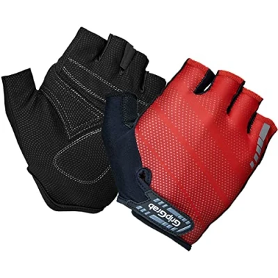 Image of GripGrab Rouleur Padded Short Finger Summer Cycling Gloves Comfortable Half Fingerless Cushioned Bicycle Glove