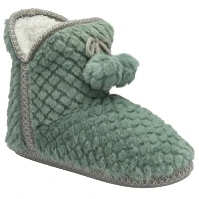 Image of DUNLOP Heather Bootie Slippers Ladies (Sage Green, UK Footwear Size System, Adult, Women, Numeric, Medium, 4)