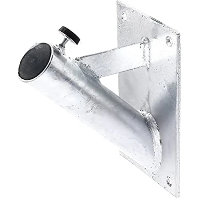 Image of Gah Alberts 639815 Flagpole Holder for Attaching to Wall Hop Dip Galvanised