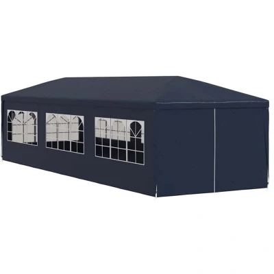 Image of vidaXL Party Tent 3x9 m Blue