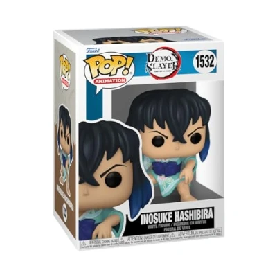 Image of Funko POP! Animation: Demon Slayer Inosuke Hashibira (Kimono) Collectable Vinyl Figure Gift Idea Official Merchandise Toys for Kids &amp; Adults Anime Fans Model Collectors