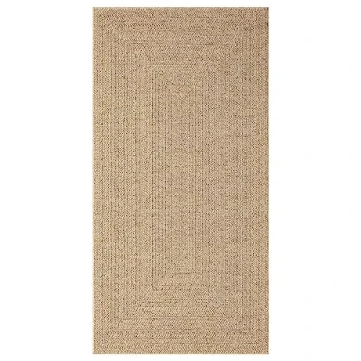 Image of vidaXL Rug 80x150 cm Jute Look Indoor and Outdoor